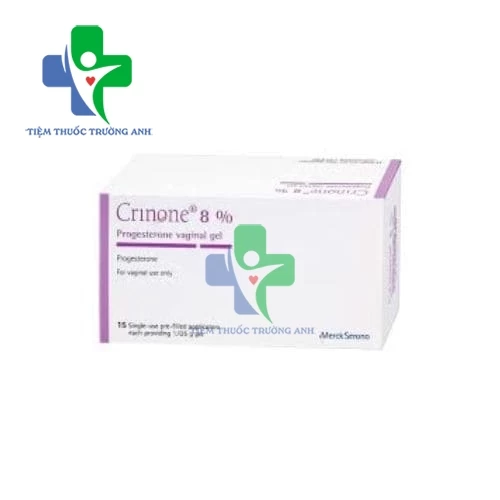 Crinone 8% Merck - Thuốc trị hiếm muộn của Anh